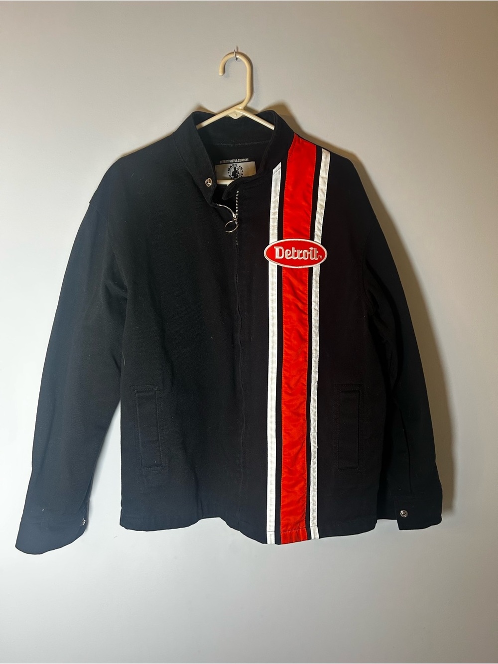 Vintage Made in Detroit Company Demin Jacket Full Zip Mens Sz M